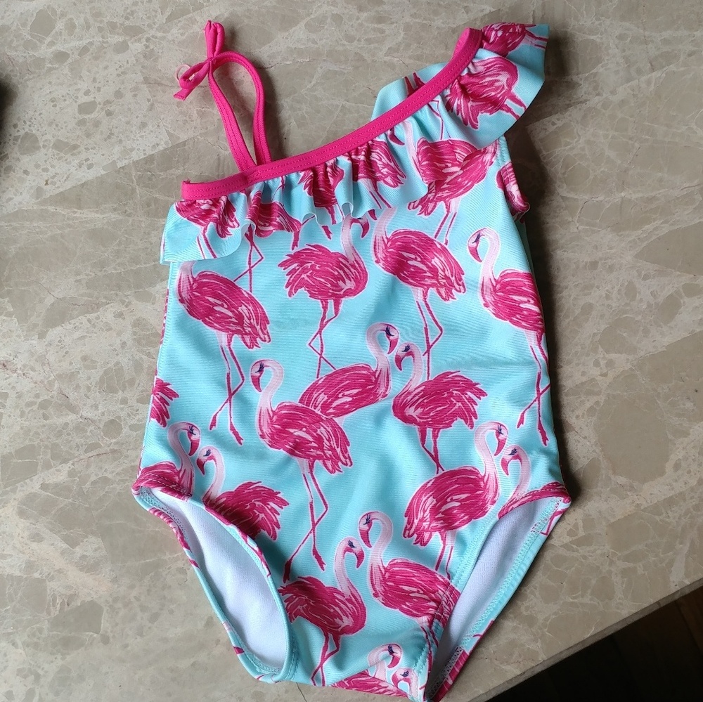 Gymboree toddler swim suit w/ matching hat